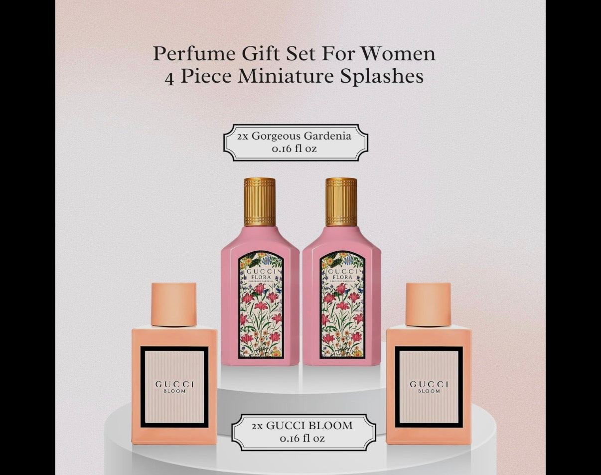 Gucci Bloom & Flora set (4x5ml).
