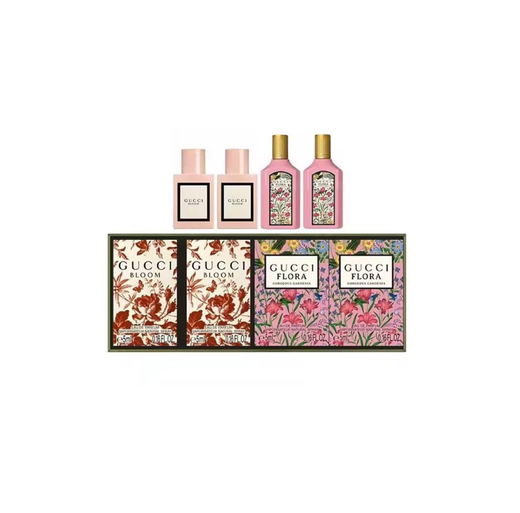 Gucci Bloom & Flora set (4x5ml).