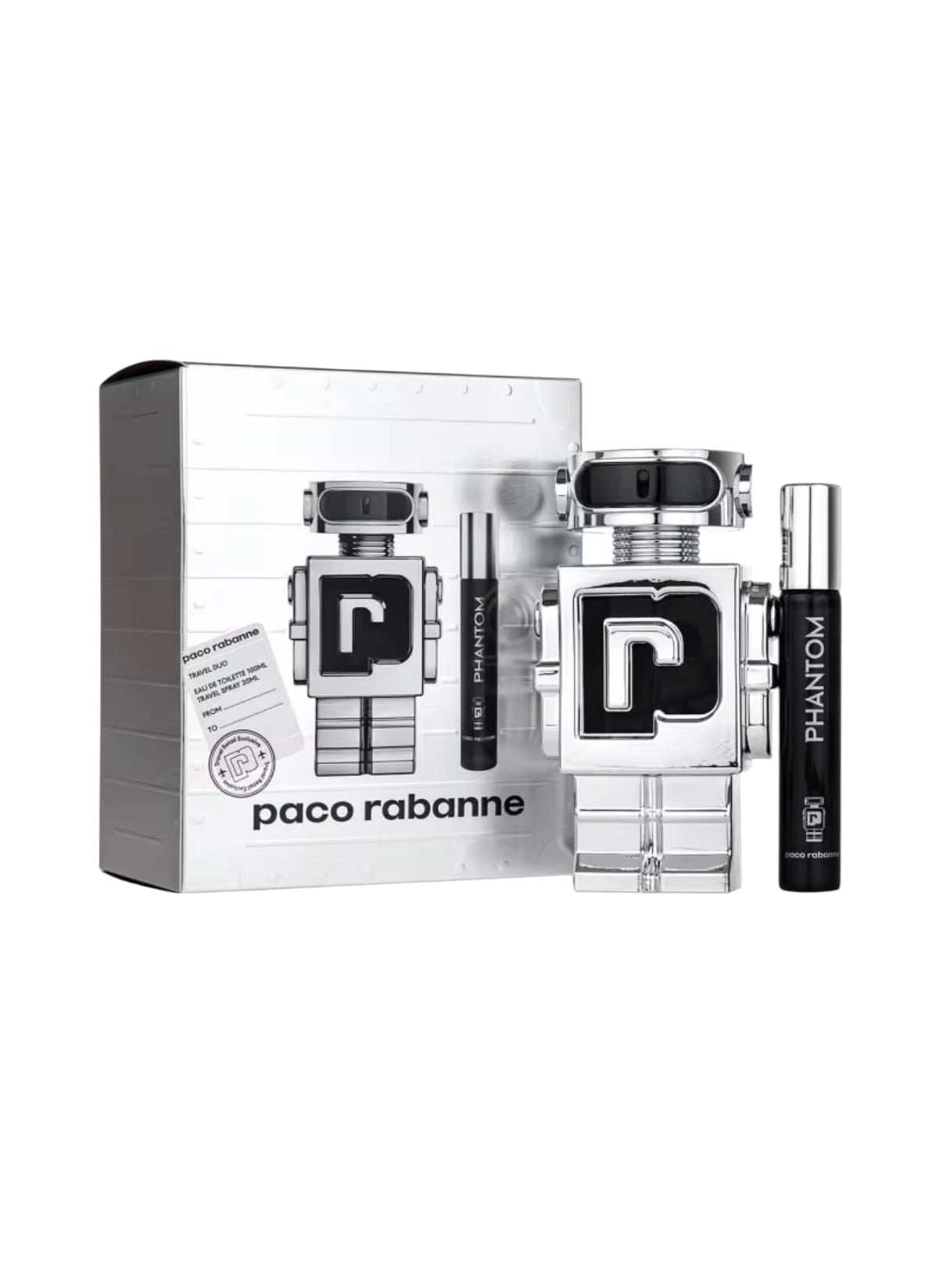 Paco Rabanne - Phantom 2 Piece Gift Set: Eau de Toilette (100ml) + EDT 2.